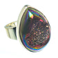 Titanium Druzy Rings handcrafted by Ana Silver Co - RING62691