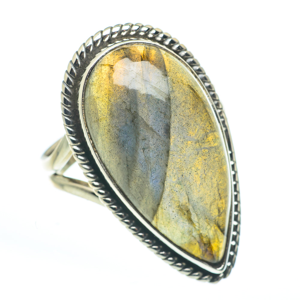 Labradorite Rings handcrafted by Ana Silver Co - RING62702