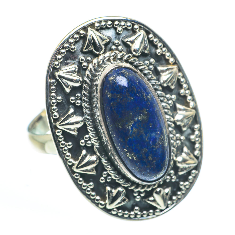 Lapis Lazuli Rings handcrafted by Ana Silver Co - RING62703