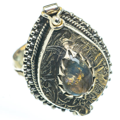 Labradorite Rings handcrafted by Ana Silver Co - RING62722