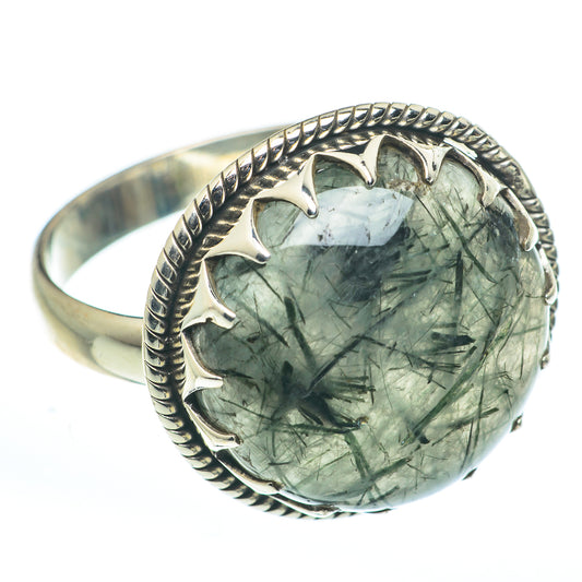 Tourmalinated Quartz Rings handcrafted by Ana Silver Co - RING62729