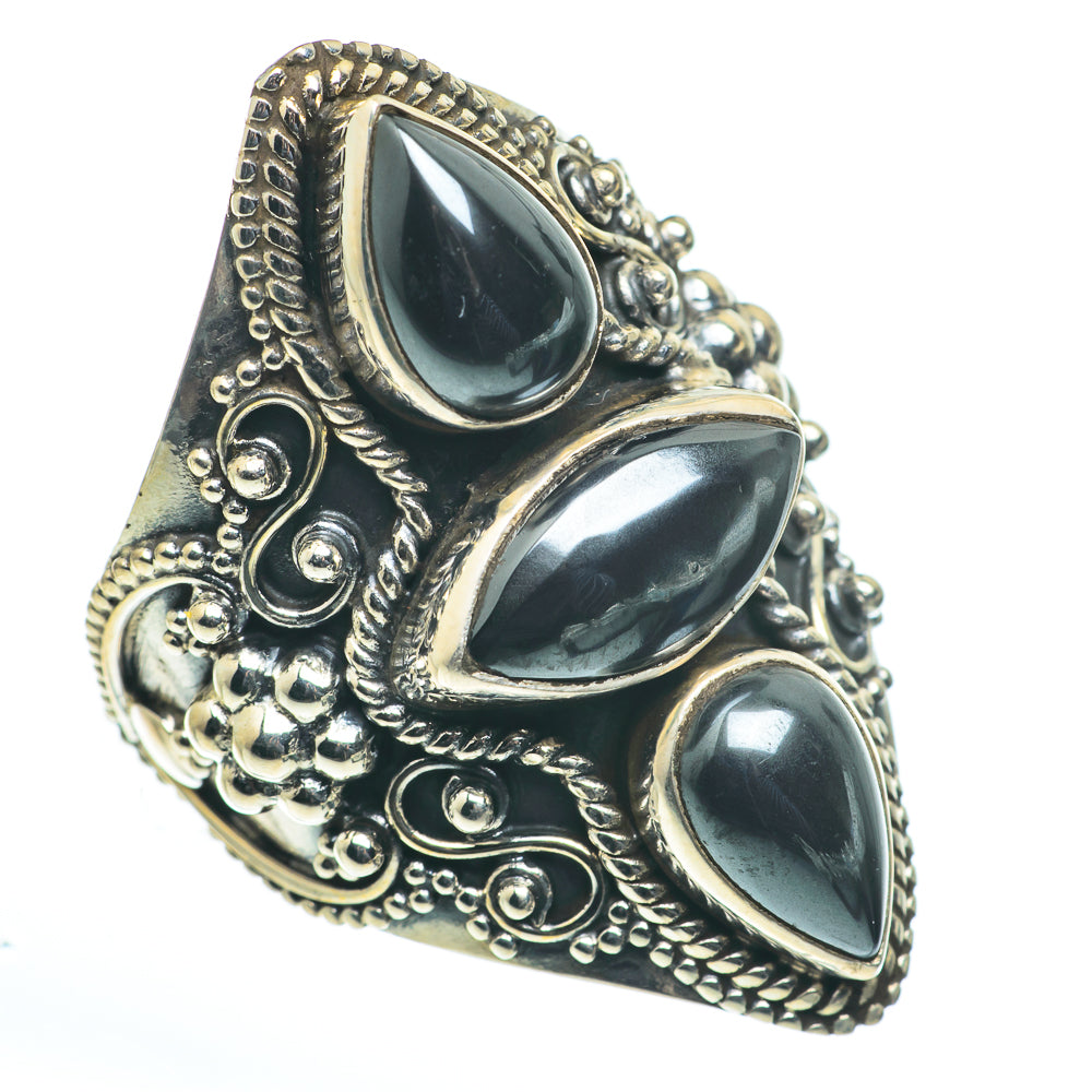 Hematite Rings handcrafted by Ana Silver Co - RING62734
