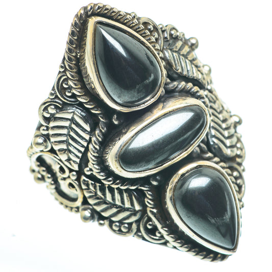 Hematite Rings handcrafted by Ana Silver Co - RING62735