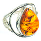 Baltic Amber Rings handcrafted by Ana Silver Co - RING62741