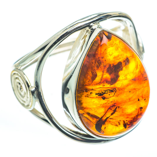 Baltic Amber Rings handcrafted by Ana Silver Co - RING62741
