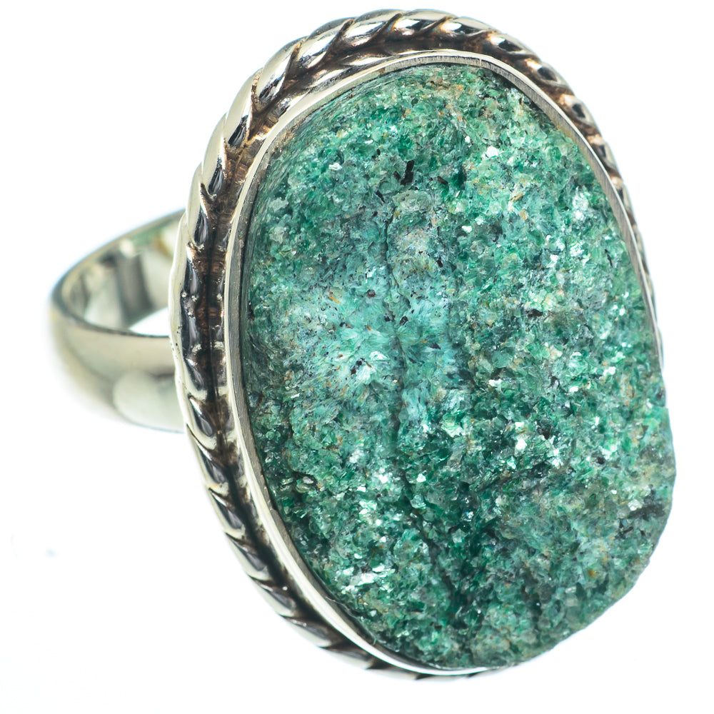 Green Fuchsite Rings handcrafted by Ana Silver Co - RING62758