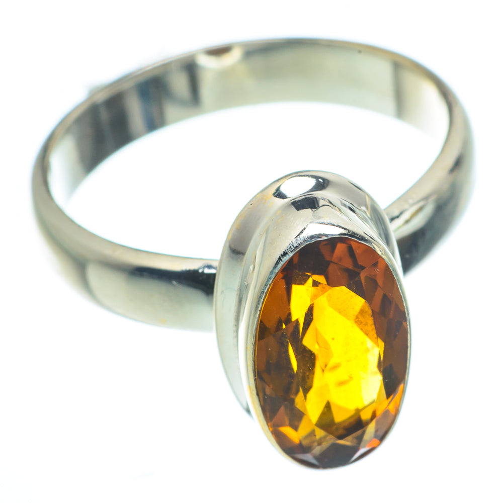 Mandarin Citrine Rings handcrafted by Ana Silver Co - RING62762