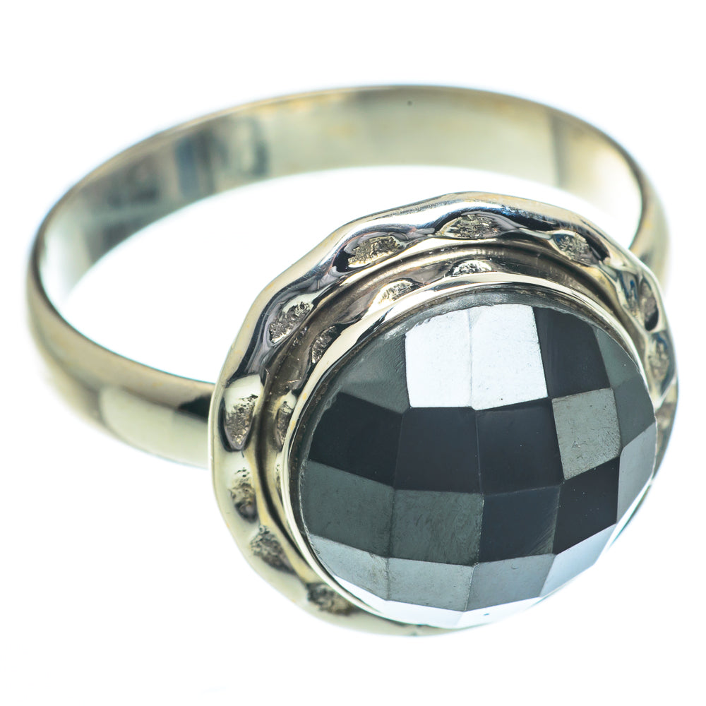 Hematite Rings handcrafted by Ana Silver Co - RING62784