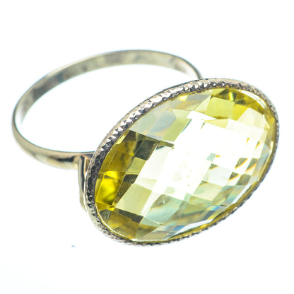 Lemon Quartz Rings handcrafted by Ana Silver Co - RING62785