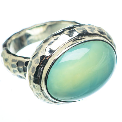 Aqua Chalcedony Rings handcrafted by Ana Silver Co - RING62792