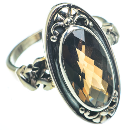 Smoky Quartz Rings handcrafted by Ana Silver Co - RING62797