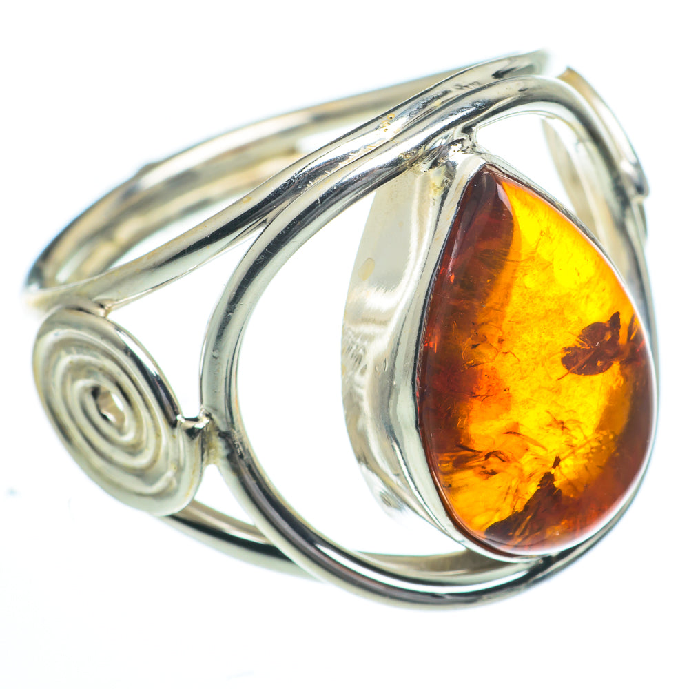 Baltic Amber Rings handcrafted by Ana Silver Co - RING62801
