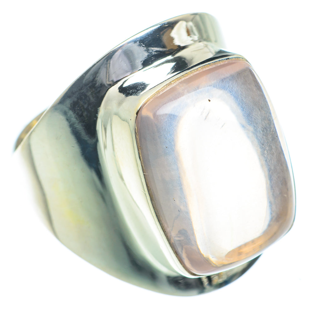 Rose Quartz Rings handcrafted by Ana Silver Co - RING62803