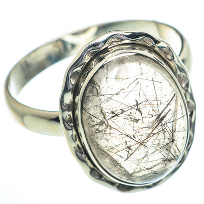 Tourmalinated Quartz Rings handcrafted by Ana Silver Co - RING62810