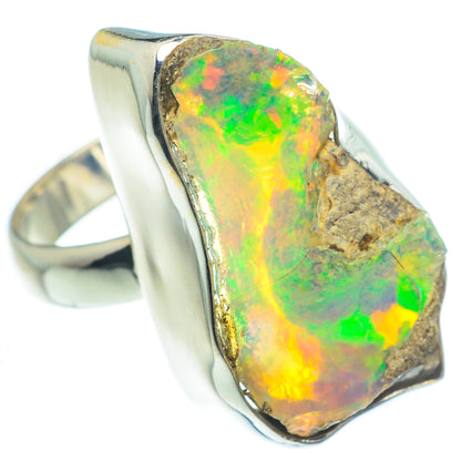 Ethiopian Opal Rings handcrafted by Ana Silver Co - RING62815