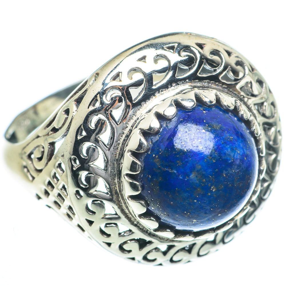 Lapis Lazuli Rings handcrafted by Ana Silver Co - RING62822