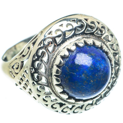 Lapis Lazuli Rings handcrafted by Ana Silver Co - RING62822
