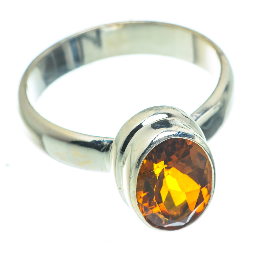 Mandarin Citrine Rings handcrafted by Ana Silver Co - RING62830