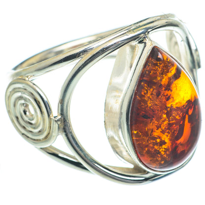 Baltic Amber Rings handcrafted by Ana Silver Co - RING62833