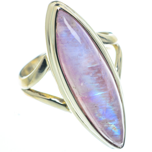 Pink Moonstone Rings handcrafted by Ana Silver Co - RING62834