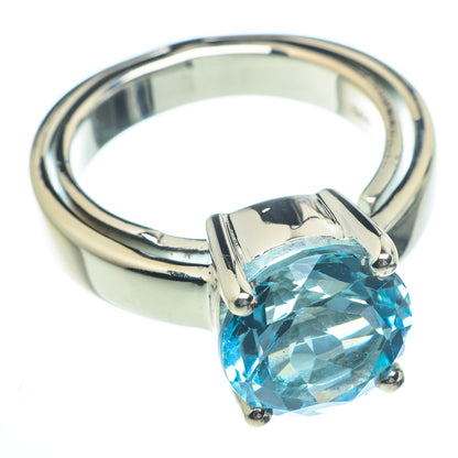Blue Topaz Rings handcrafted by Ana Silver Co - RING62846