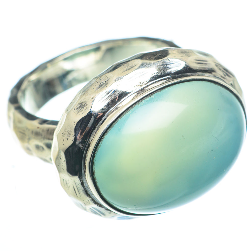 Aqua Chalcedony Rings handcrafted by Ana Silver Co - RING62847