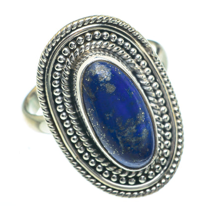 Lapis Lazuli Rings handcrafted by Ana Silver Co - RING62851