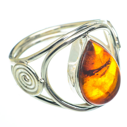 Baltic Amber Rings handcrafted by Ana Silver Co - RING62857