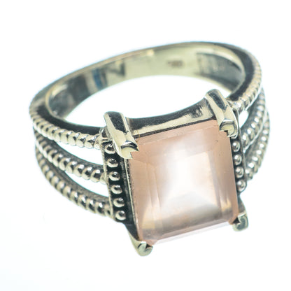 Rose Quartz Rings handcrafted by Ana Silver Co - RING62860