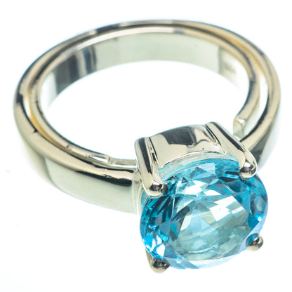 Blue Topaz Rings handcrafted by Ana Silver Co - RING62865