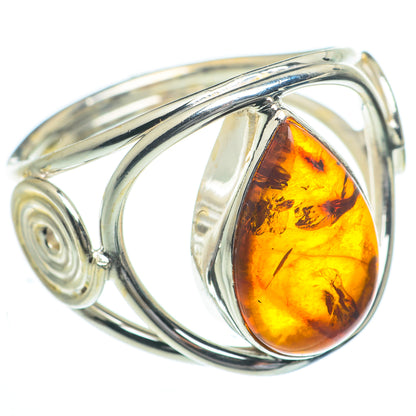 Baltic Amber Rings handcrafted by Ana Silver Co - RING62878