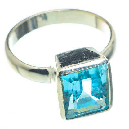 Blue Topaz Rings handcrafted by Ana Silver Co - RING62886