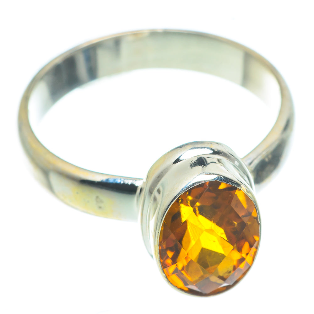 Mandarin Citrine Rings handcrafted by Ana Silver Co - RING62897
