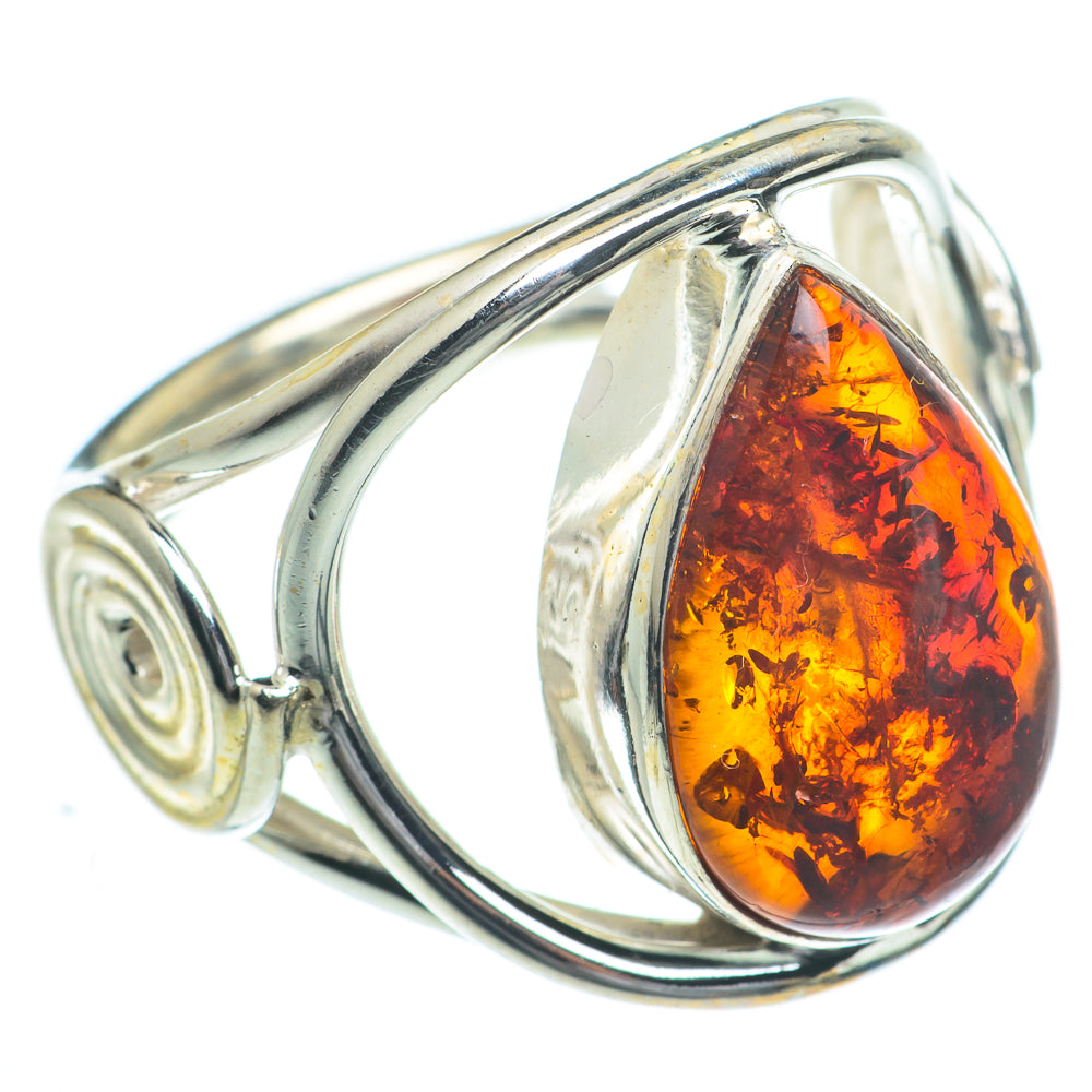 Baltic Amber Rings handcrafted by Ana Silver Co - RING62899