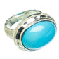 Aqua Chalcedony Rings handcrafted by Ana Silver Co - RING62911