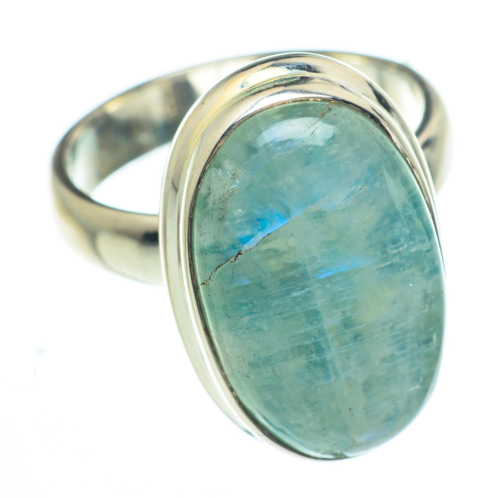 Rainbow Moonstone Rings handcrafted by Ana Silver Co - RING62916