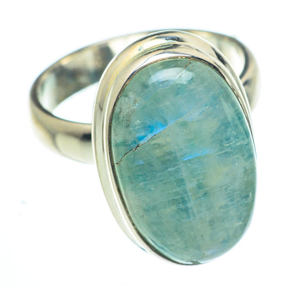 Rainbow Moonstone Rings handcrafted by Ana Silver Co - RING62916
