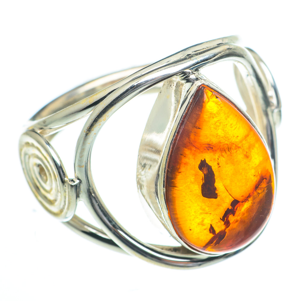 Baltic Amber Rings handcrafted by Ana Silver Co - RING62919
