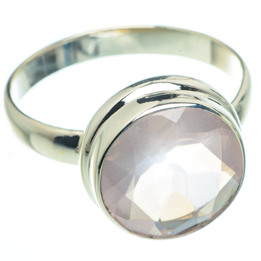 Rose Quartz Rings handcrafted by Ana Silver Co - RING62920