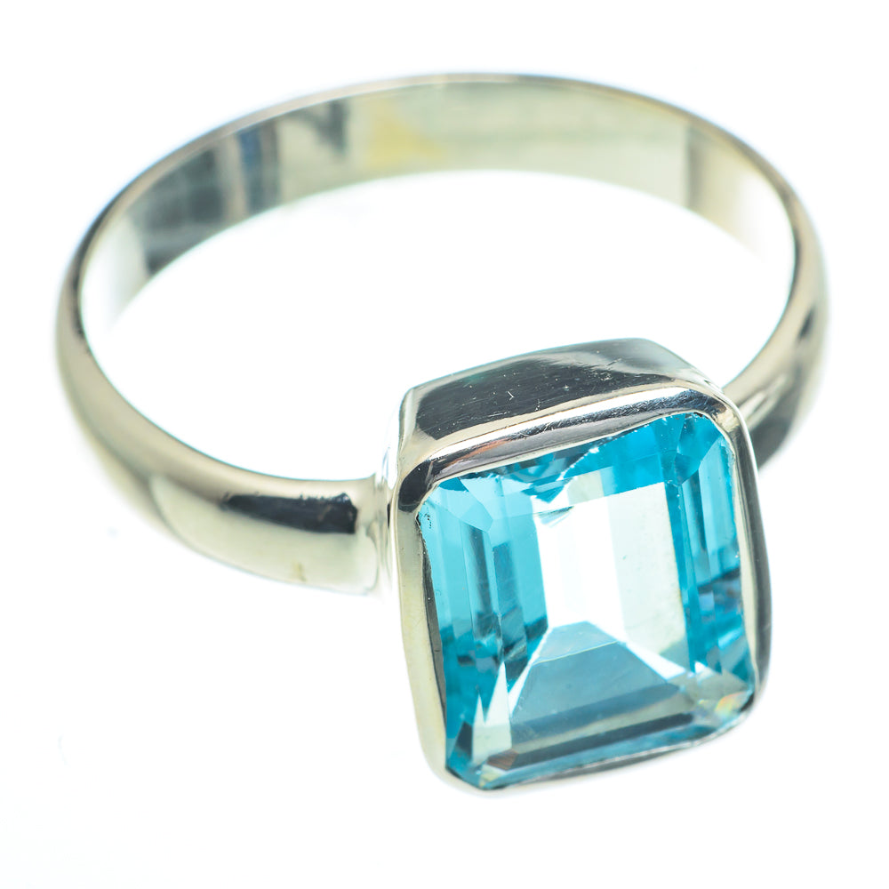 Blue Topaz Rings handcrafted by Ana Silver Co - RING62930