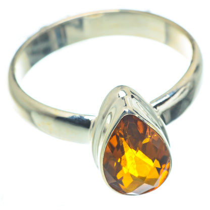Mandarin Citrine Rings handcrafted by Ana Silver Co - RING62937