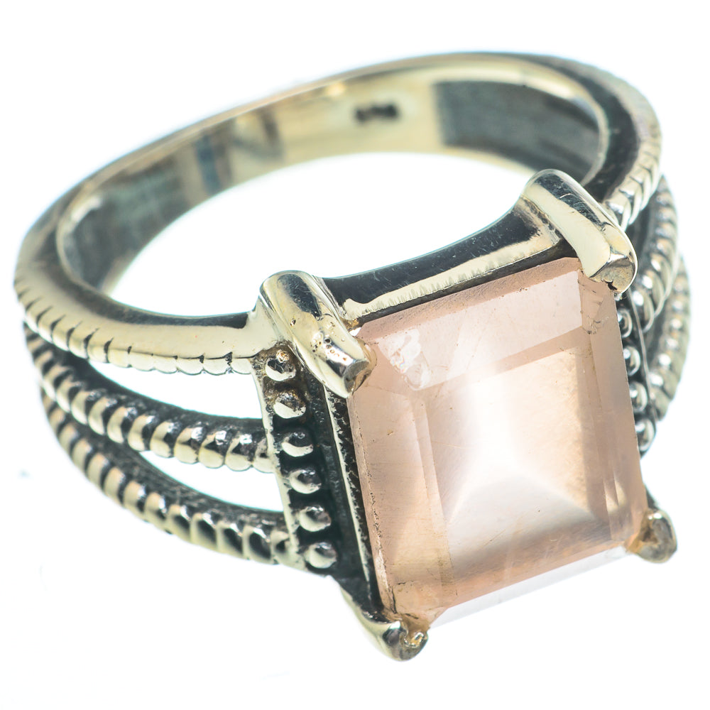 Rose Quartz Rings handcrafted by Ana Silver Co - RING62941