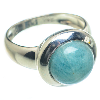 Peruvian Amazonite Rings handcrafted by Ana Silver Co - RING62950