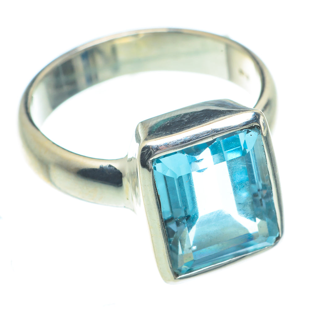 Blue Topaz Rings handcrafted by Ana Silver Co - RING62952