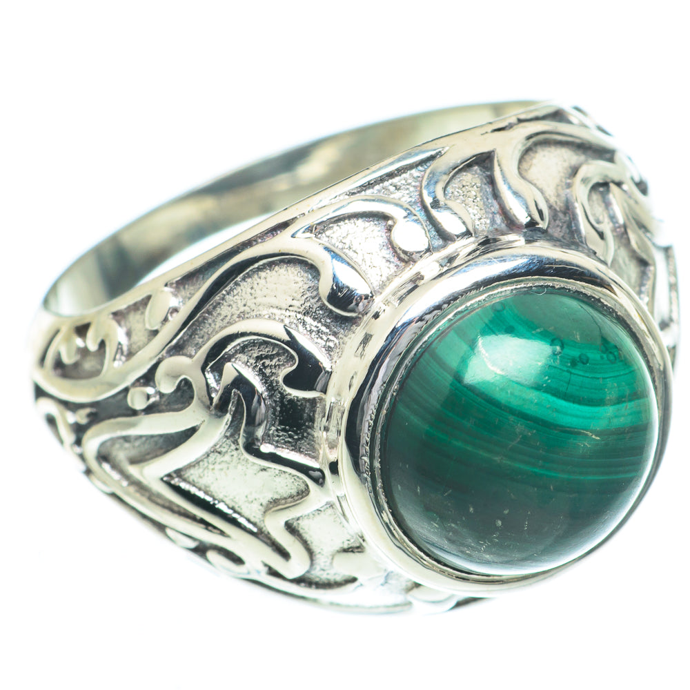 Malachite Rings handcrafted by Ana Silver Co - RING62956