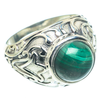 Malachite Rings handcrafted by Ana Silver Co - RING62956