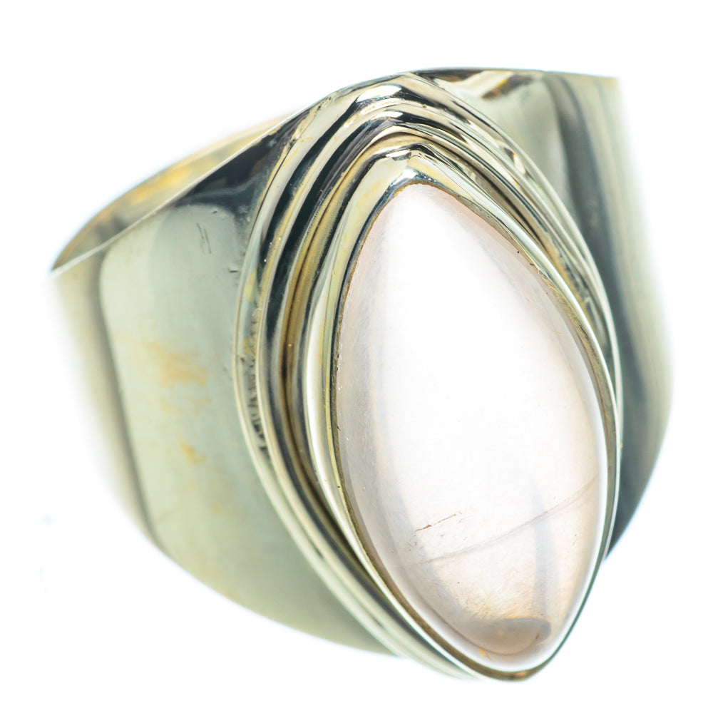 Rose Quartz Rings handcrafted by Ana Silver Co - RING62957