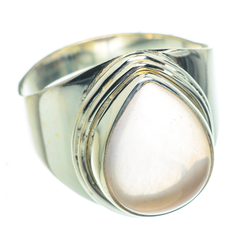 Rose Quartz Rings handcrafted by Ana Silver Co - RING62982
