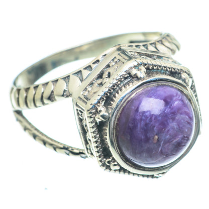 Charoite Rings handcrafted by Ana Silver Co - RING62988