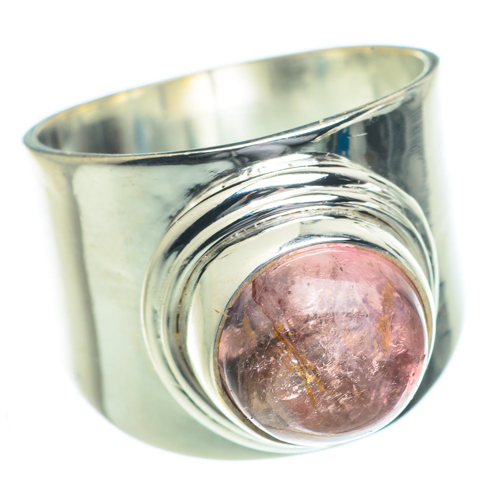 Pink Tourmaline Rings handcrafted by Ana Silver Co - RING63000
